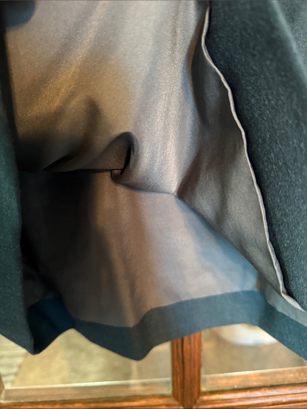 J.Crew Dark Green Wool Blend Paperbag Waist Mini Skirt Pockets 2 95435 FA16 - Picture 5 of 7